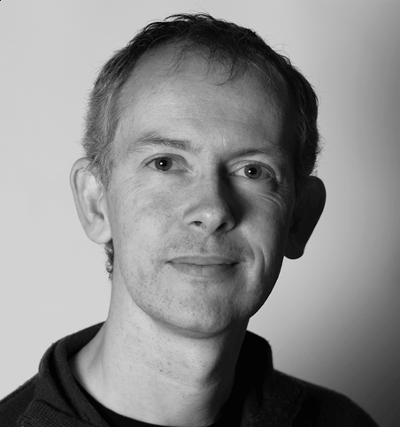 Portrait en noir et blanc de Vincent Callet-Molin