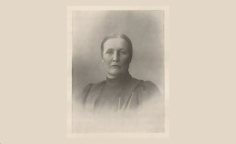 Portrait d’Elisabeth Flühmann, pionnière suisse de l’éducation et du suffrage féminin.
