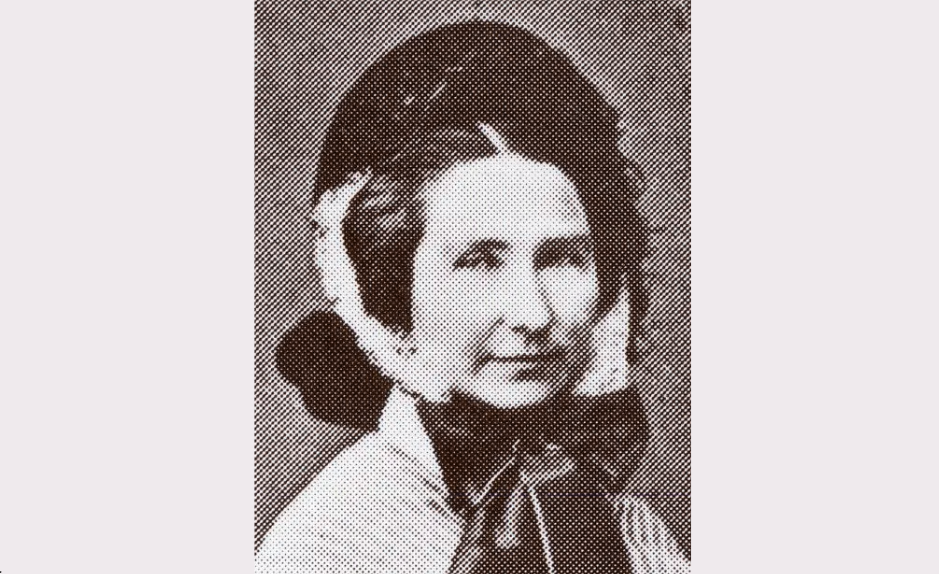 Portrait photographique de Marie Goegg-Pouchoulin, militante féministe suisse du XIXᵉ siècle, figure pionnière de la lutte pour l’égalité civile et l’éducation des femmes.