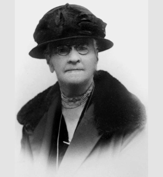 Portrait de Pauline Chaponnière-Chaix, féministe suisse engagée pour les droits des femmes et membre du CICR.