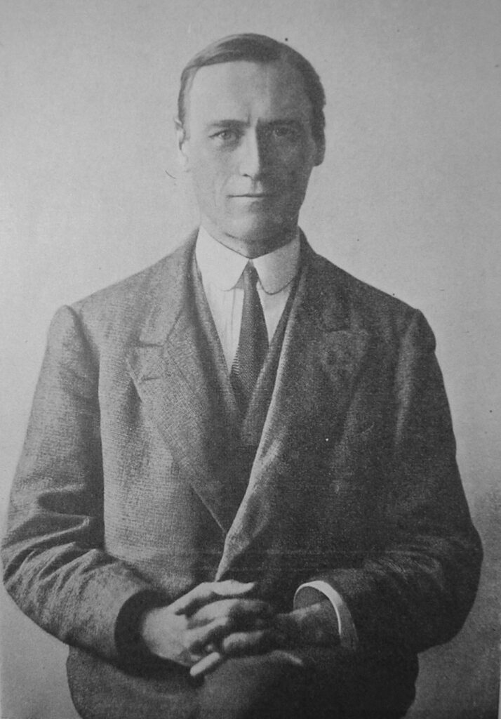 Portrait de Pierre Cérésole, fondateur du Service civil international et figure du pacifisme suisse, début du XXe siècle