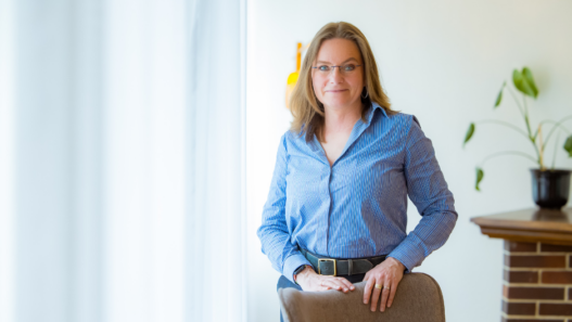 Delphine Malapert, directrice d’Esprit Féminin, média suisse romand dédié aux femmes