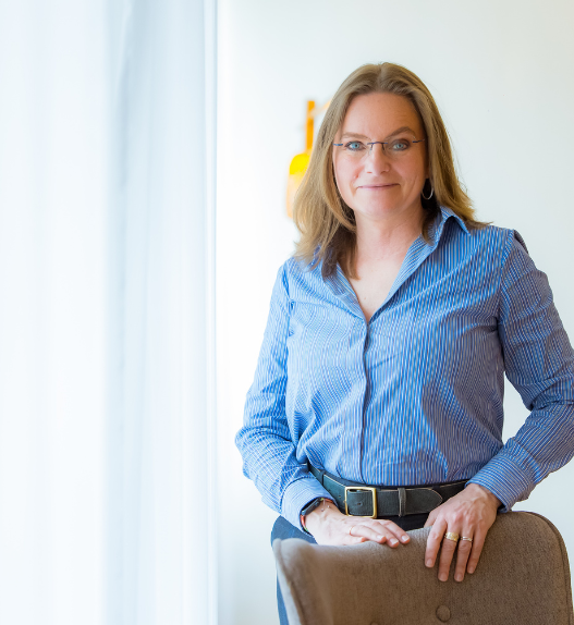 Delphine Malapert, directrice d’Esprit Féminin, média suisse romand dédié aux femmes