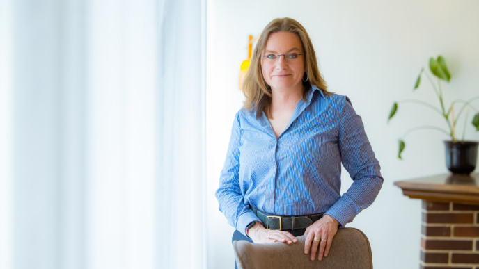 Delphine Malapert, directrice d’Esprit Féminin, média suisse romand dédié aux femmes