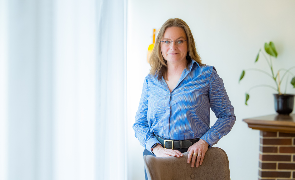 Delphine Malapert, directrice d’Esprit Féminin, média suisse romand dédié aux femmes
