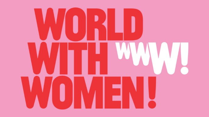 Logo du mouvement World with Women, mobilisation internationale en faveur d’une meilleure représentation des femmes.