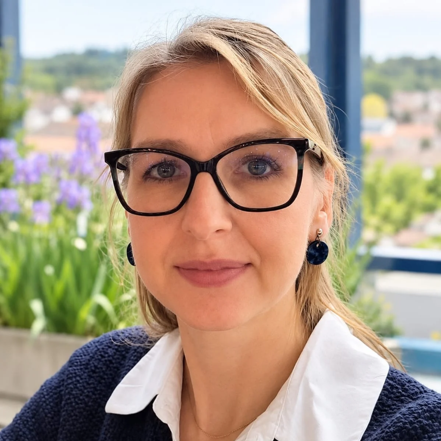 Portrait d’Angélique Pasquier, infirmière, maître d’enseignement HES et consultante en lactation IBCLC